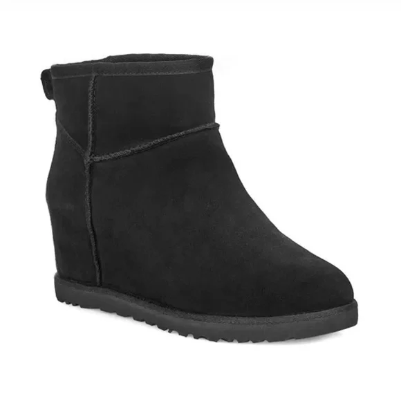 UGG Black Winter Ankle Boots - Picture 2 of 7